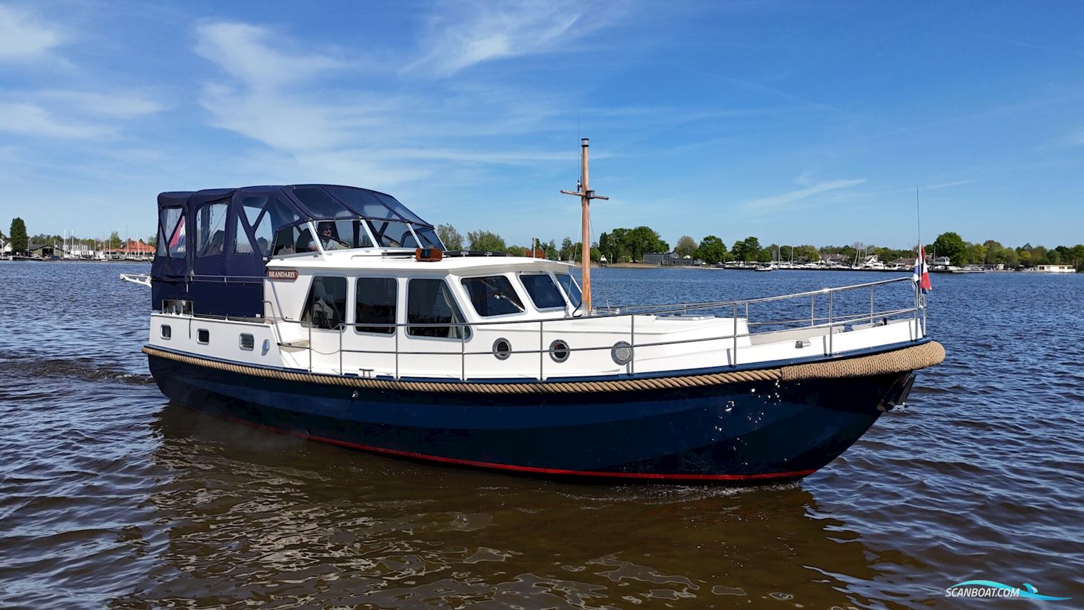 Brandsma Vlet 11.50 AK Motorboten 2002, met Volvo Penta motor, The Netherlands