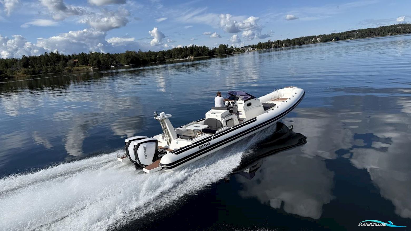BRIG EAGLE 10 Motorboten 2018, met 2x Evinrude 300 G2 motor, Sweden