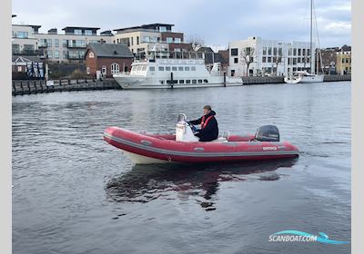 Brig F500S Falcon Rider Motorboten 2017, met Yamaha F50HETL motor, Denemarken