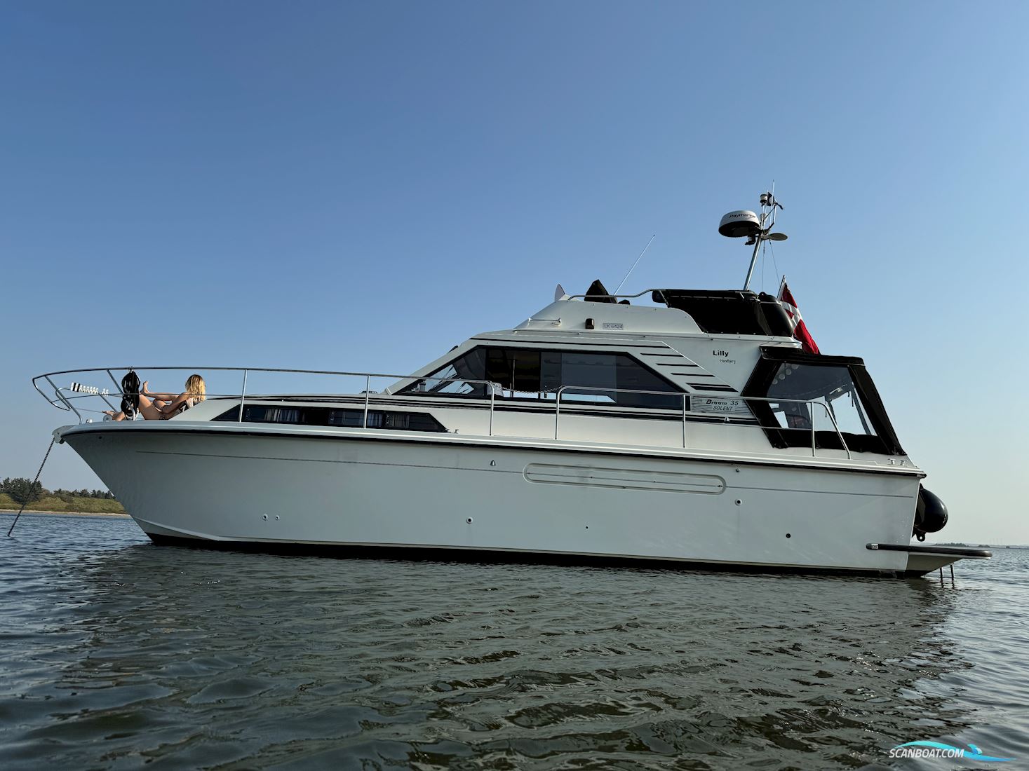Broom 35 Solent Motorboten 1987, met Volvo Penta TAMD 41a/p motor, Denemarken