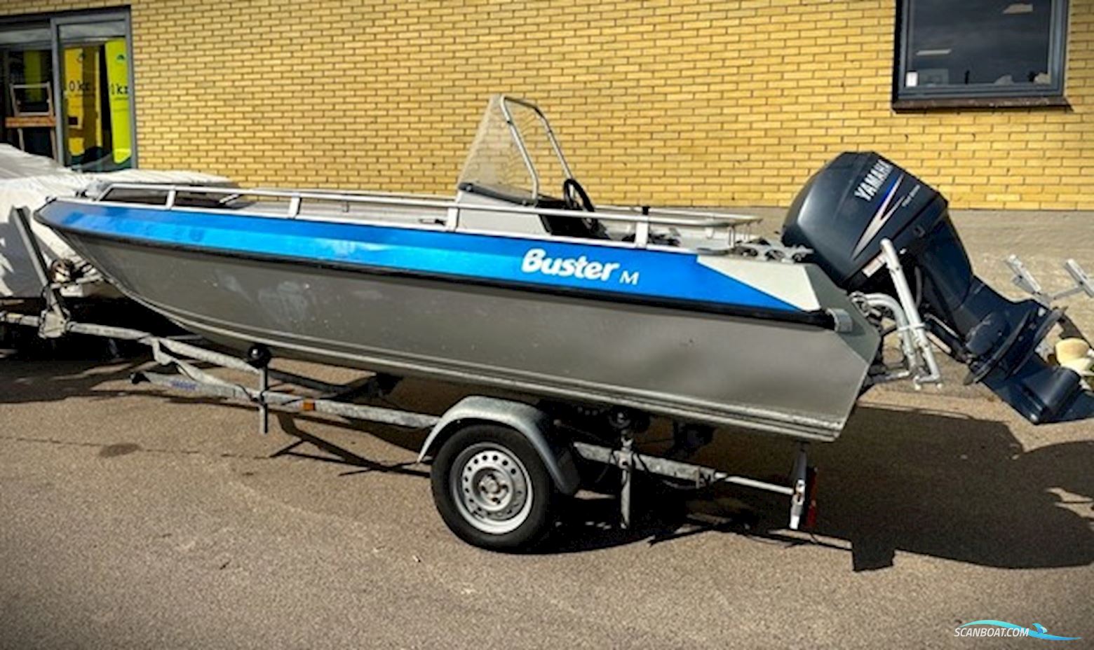 Buster M Styrepultbåd m. Yamaha 50 HK (2005) – Perfekt til fiskeri og fritid Motorboten 2005, met Yamaha motor, Denemarken