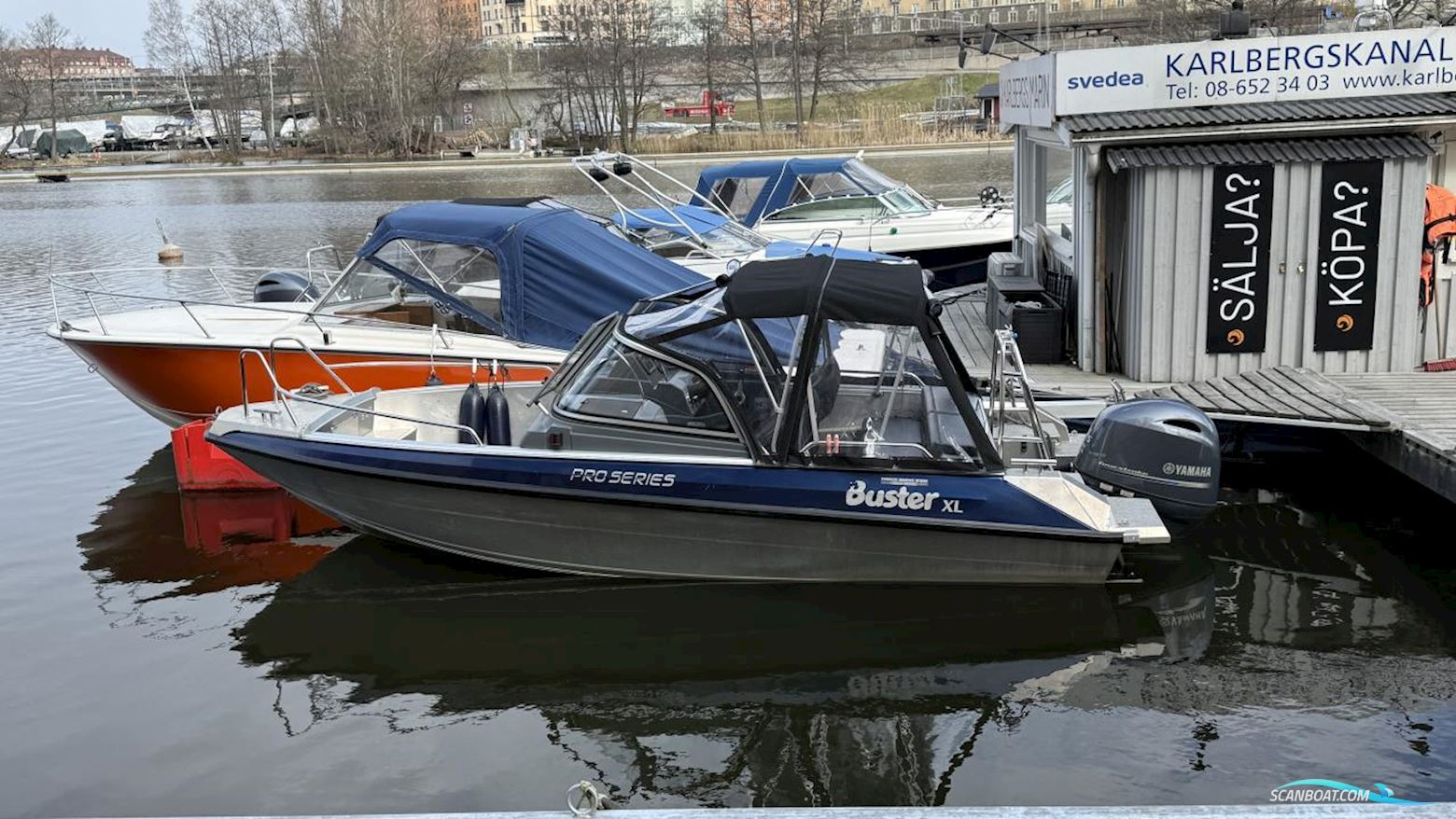 Buster XL Pro Motorboten 2016, met Yamaha motor, Sweden