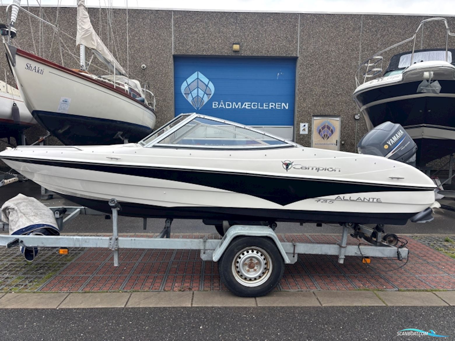 Campion 485 BR Allante Motorboten 2008, met Yamaha motor, Denemarken