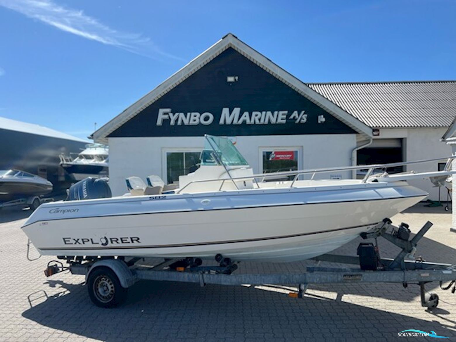 Campion 582 Explorer, Yamaha F150 Motorboten 1999, met Yamaha motor, Denemarken