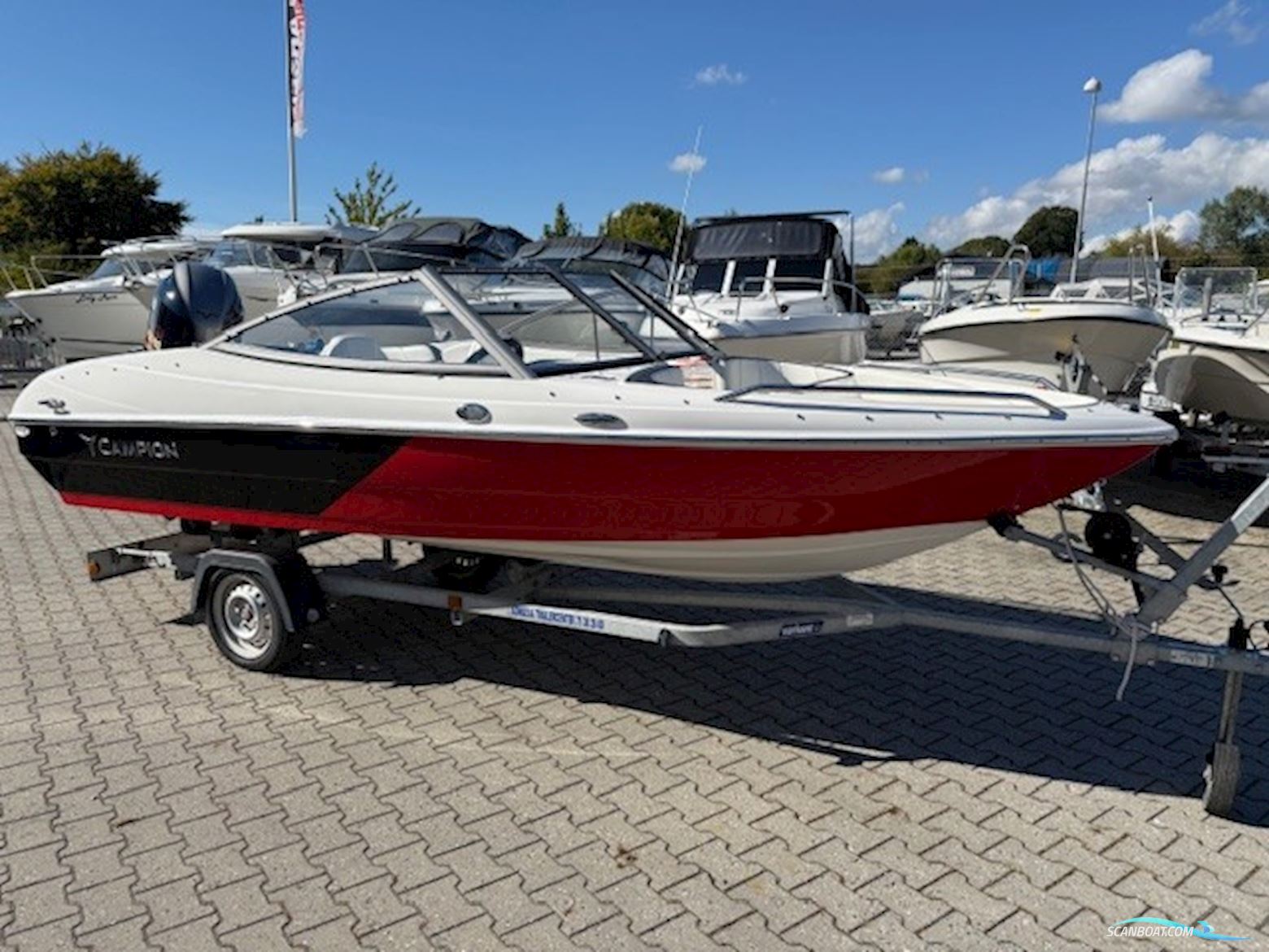 Campion A16 OB BR Motorboten 2022, met Yamaha VF90LA Vmax SHO motor, Denemarken