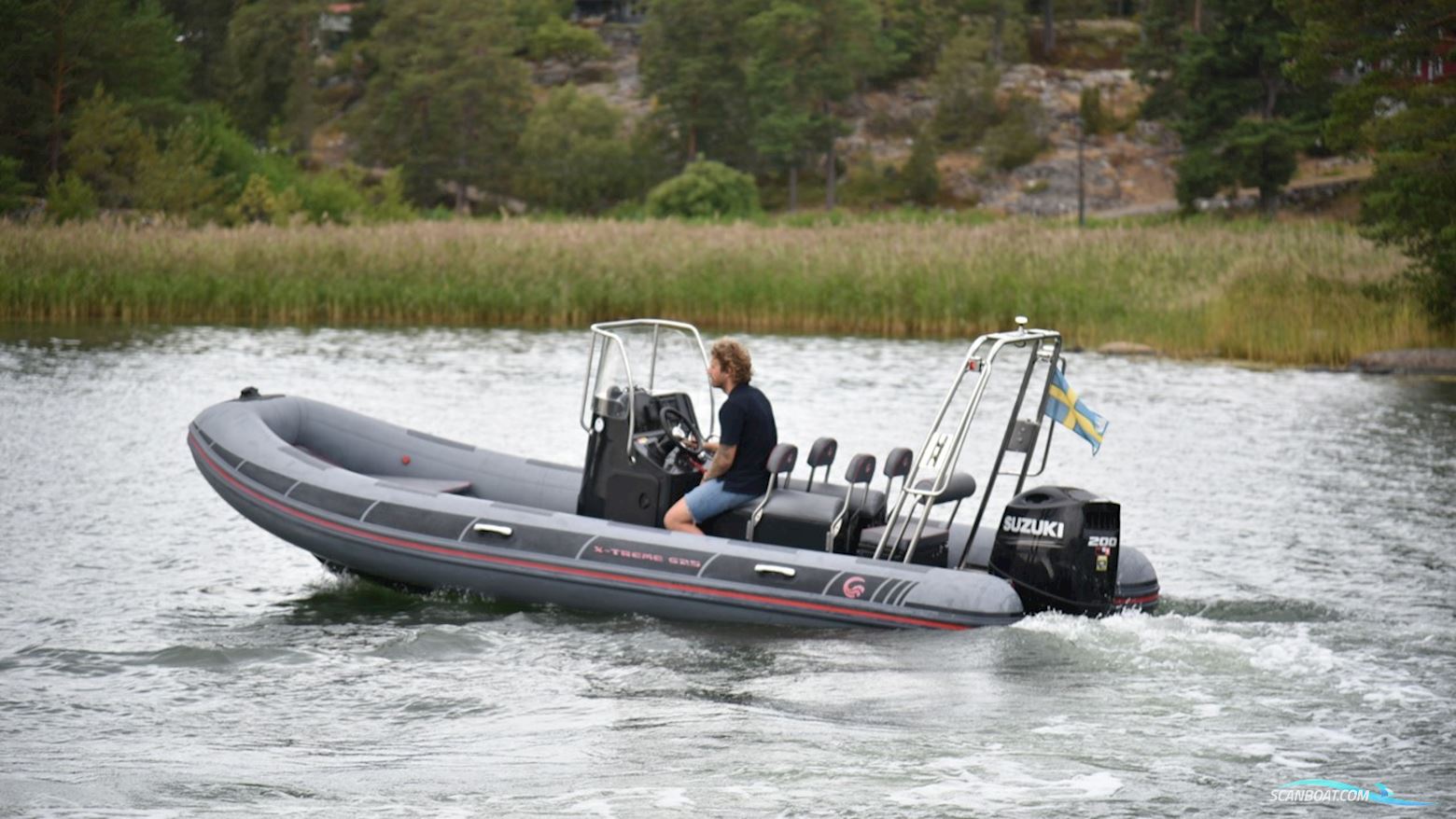 Capelli TE 625 X-Treme Raid Motorboten 2014, met Suzuki motor, Sweden
