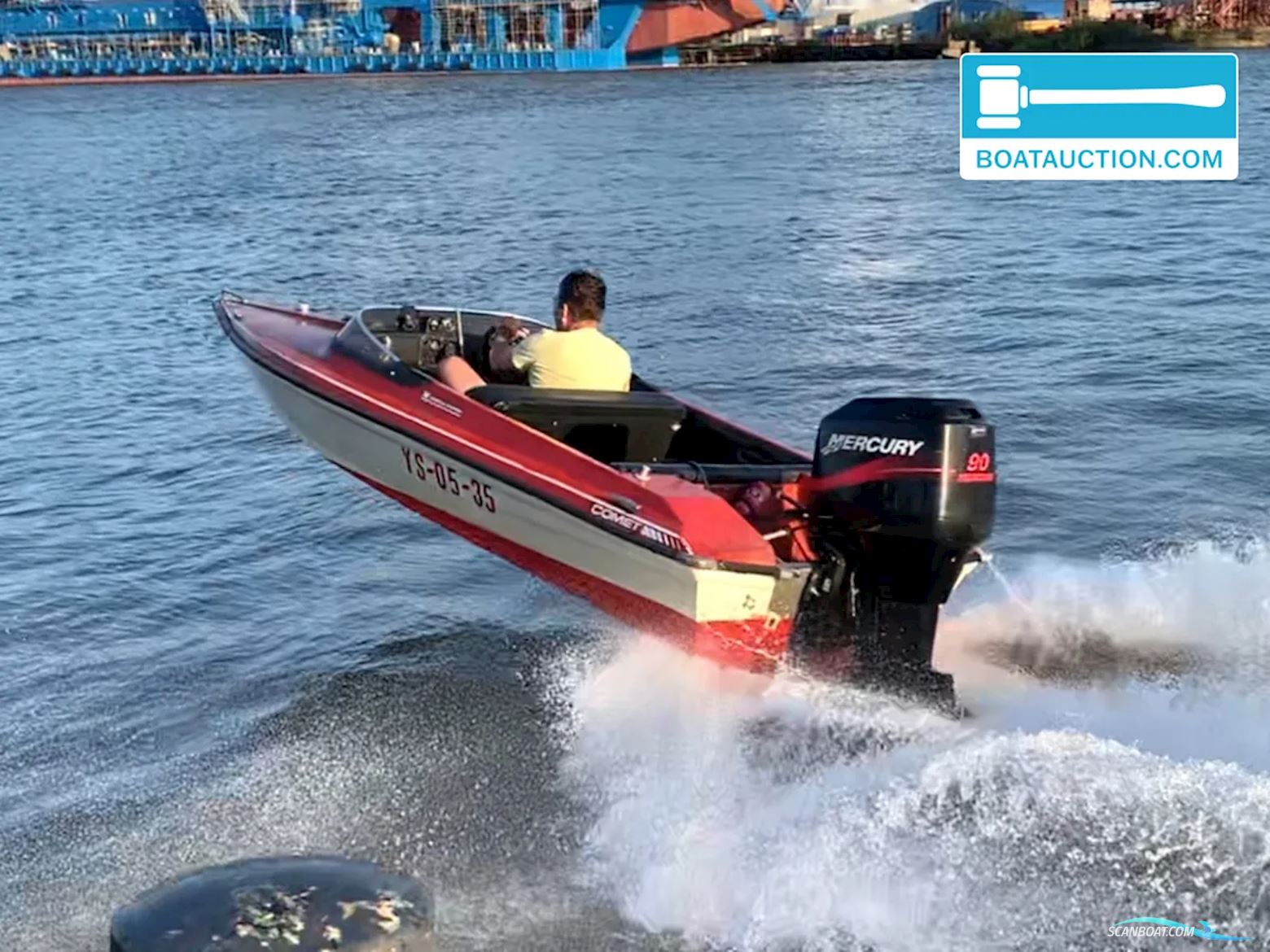 Castle Marine Comet 14 Motorboten 1975, met Mercury motor, The Netherlands