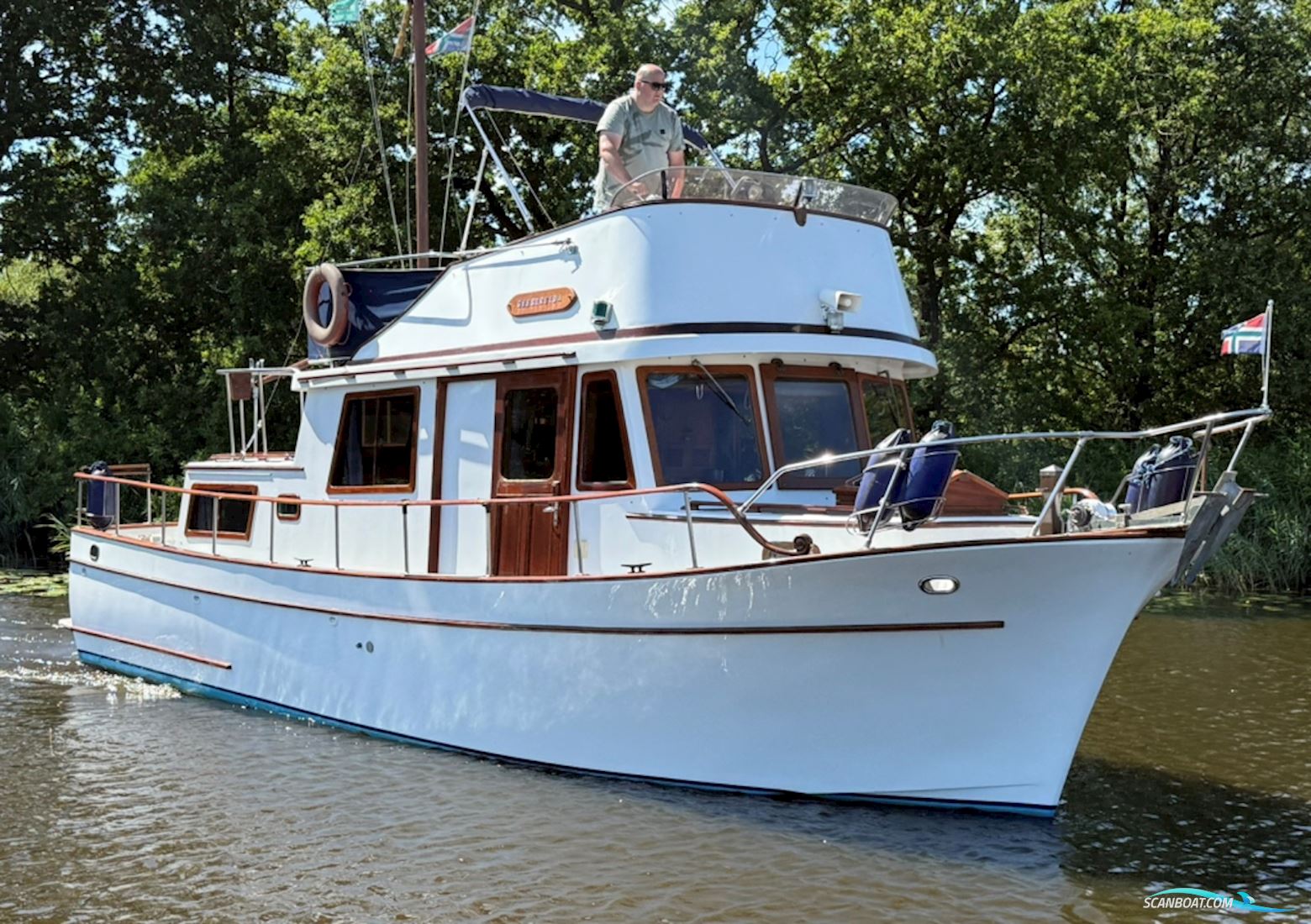 Chung Hwa Trawler 34 Motorboten 1984, met Ford motor, The Netherlands