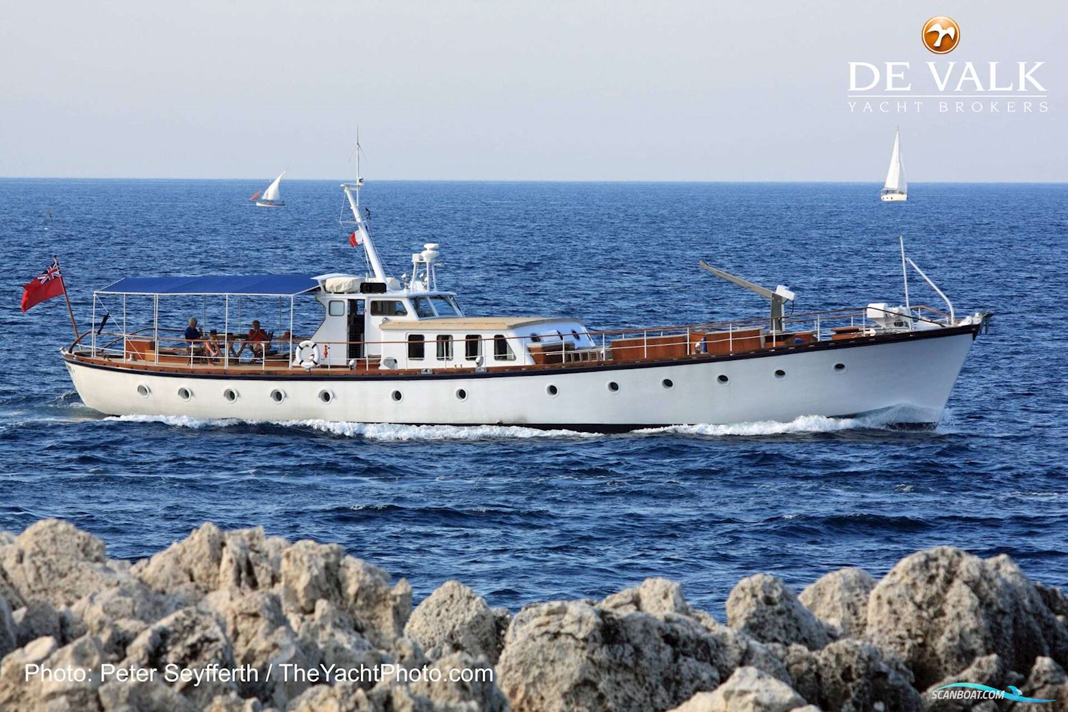 Classic Motor Yacht Motorboten 1959, met Volvo Penta motor, France