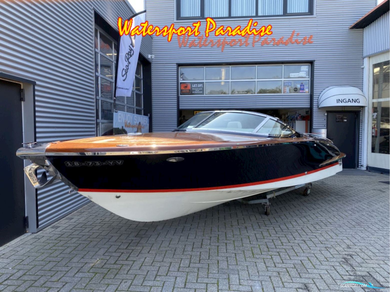 Classic Retro 700 Motorboten 2006, met Mercruiser motor, The Netherlands