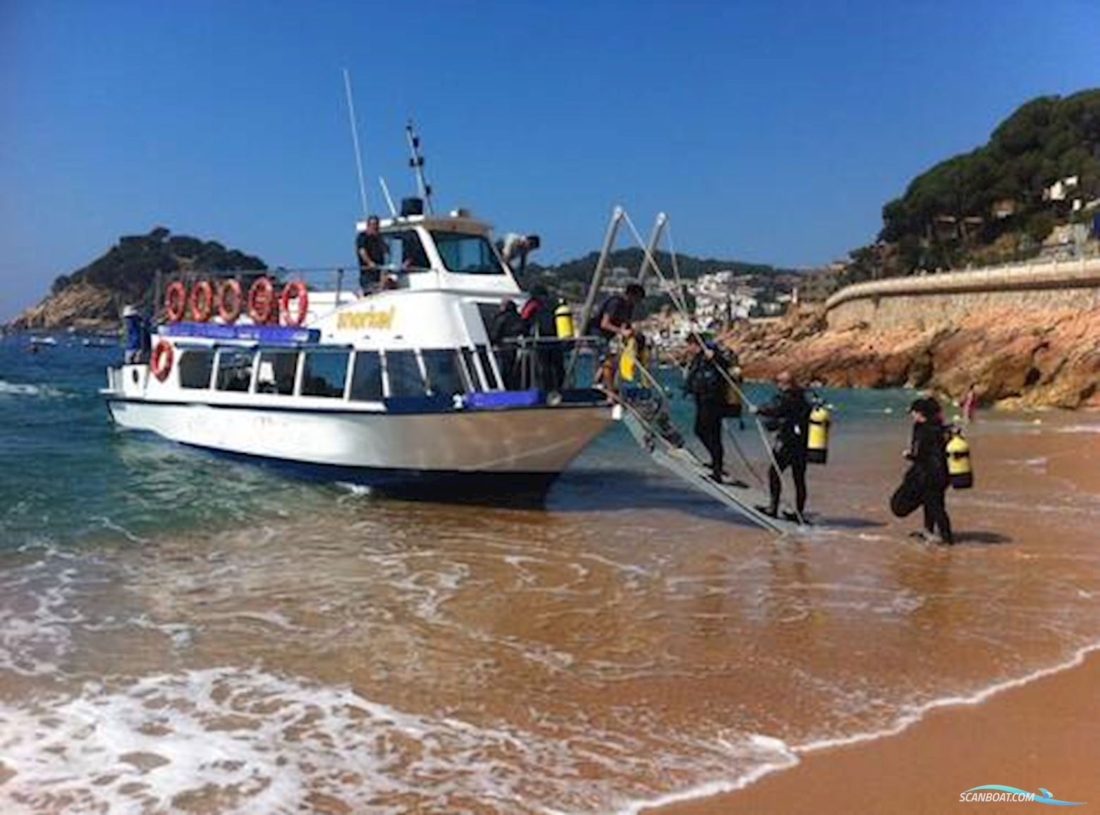 Commercial Snorkelling Day Cruiser Fishing Boat Motorboten 1987, met Volvo Penta motor, Spain