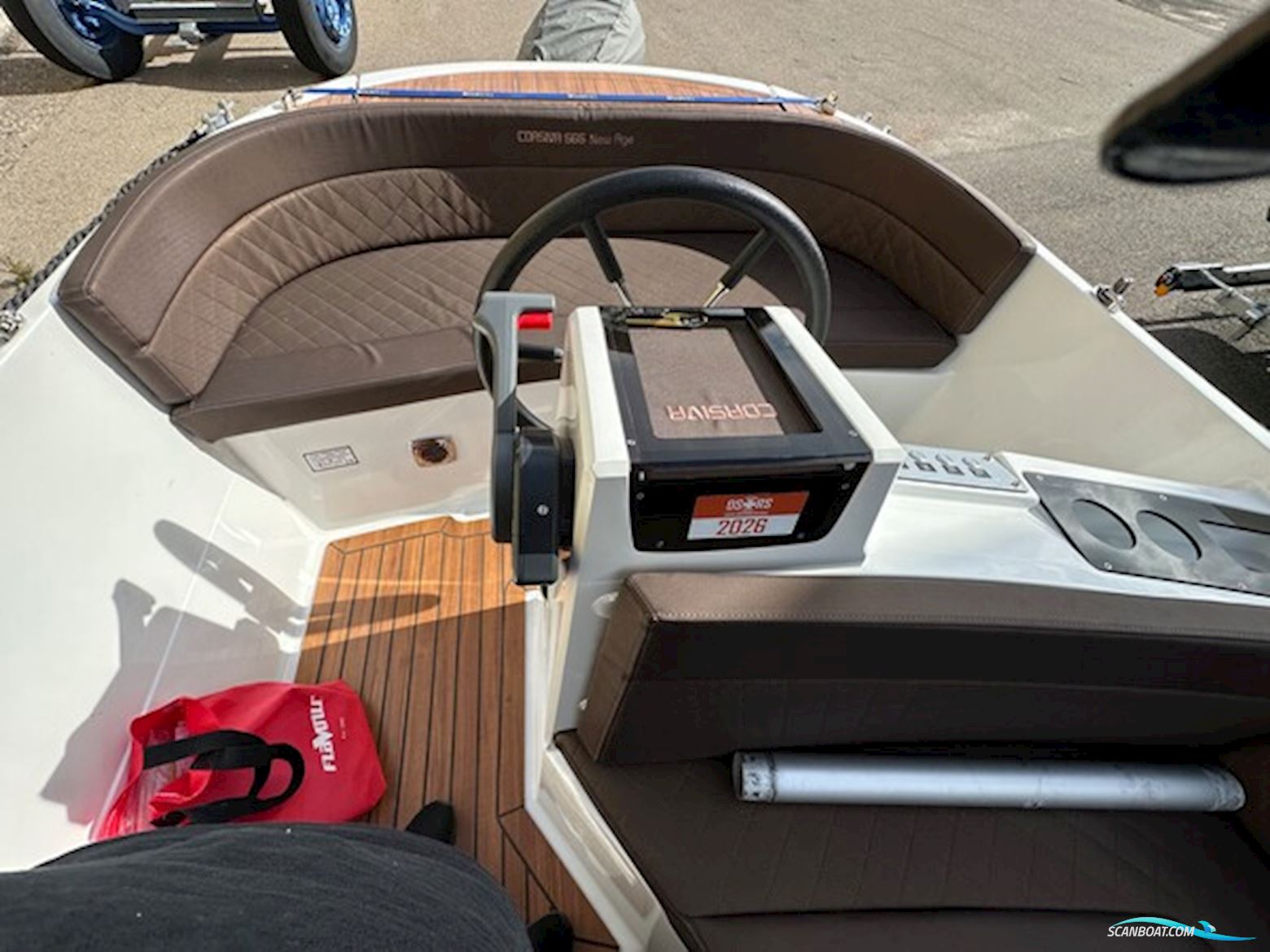 Corsiva 565 New Age (2019) Med Yamaha F40Fet og Brenderup Trailer