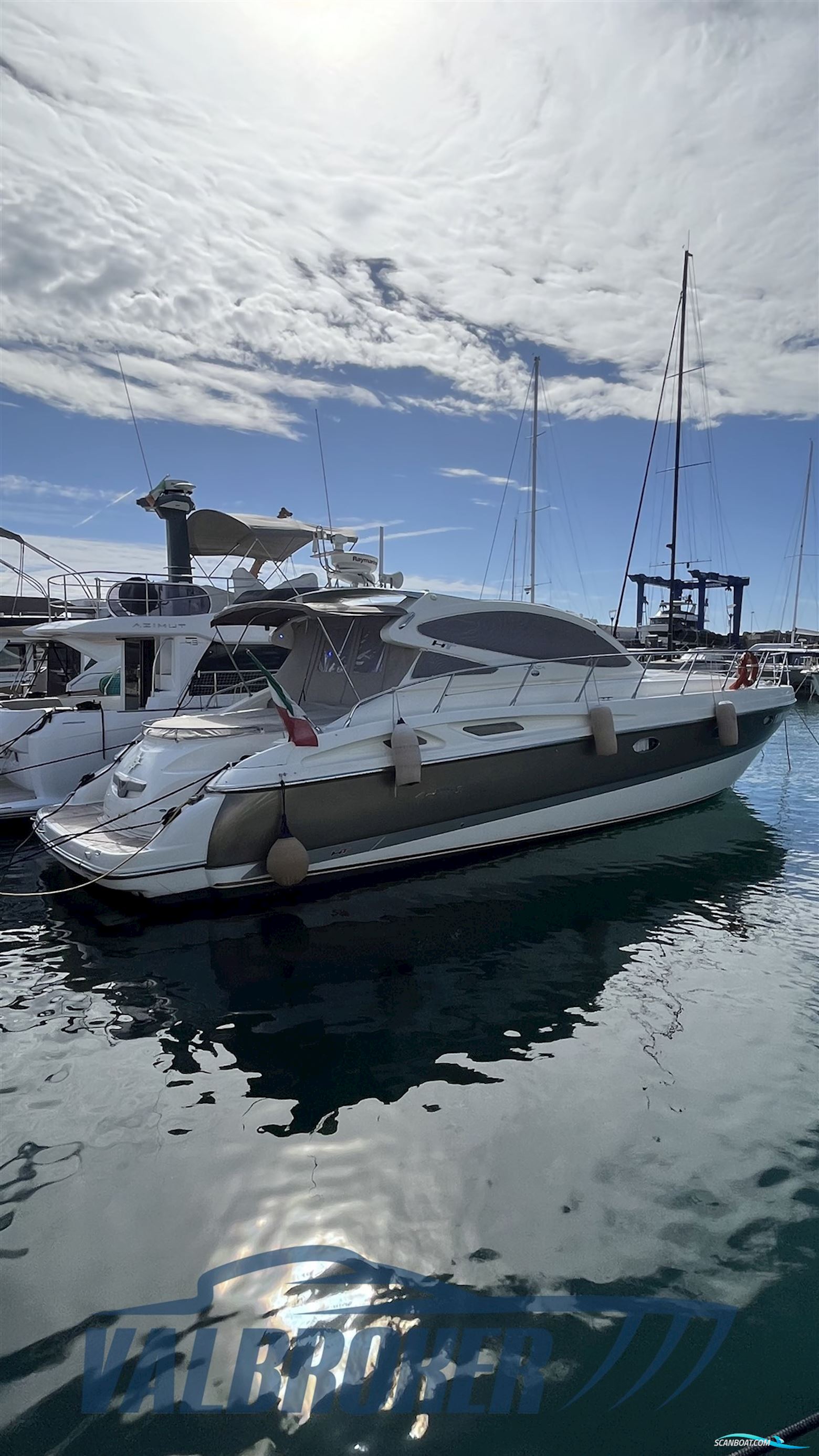 Cranchi Mediterrane 50 HT Motorboten 2008, met Volvo Penta D12 motor, Italië