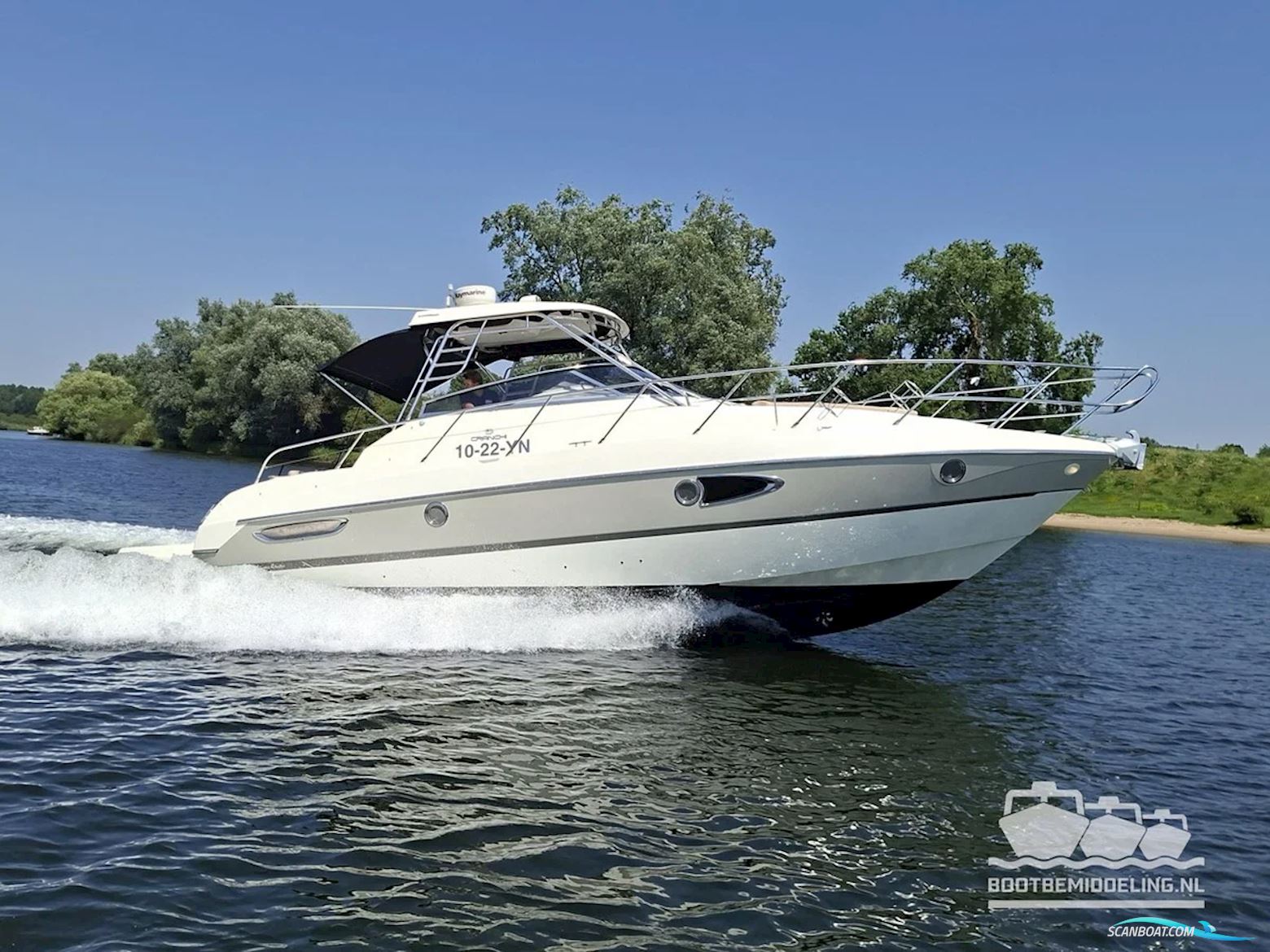 Cranchi Zaffiro 36 HT Motorboten 2009, met volvo penta motor, The Netherlands