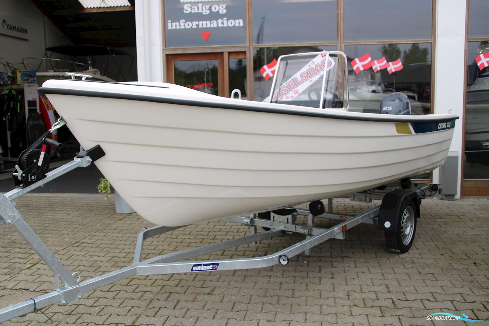 Cremo 465 SC Motorboten 2023, met Yamaha F25Getl motor, Denemarken