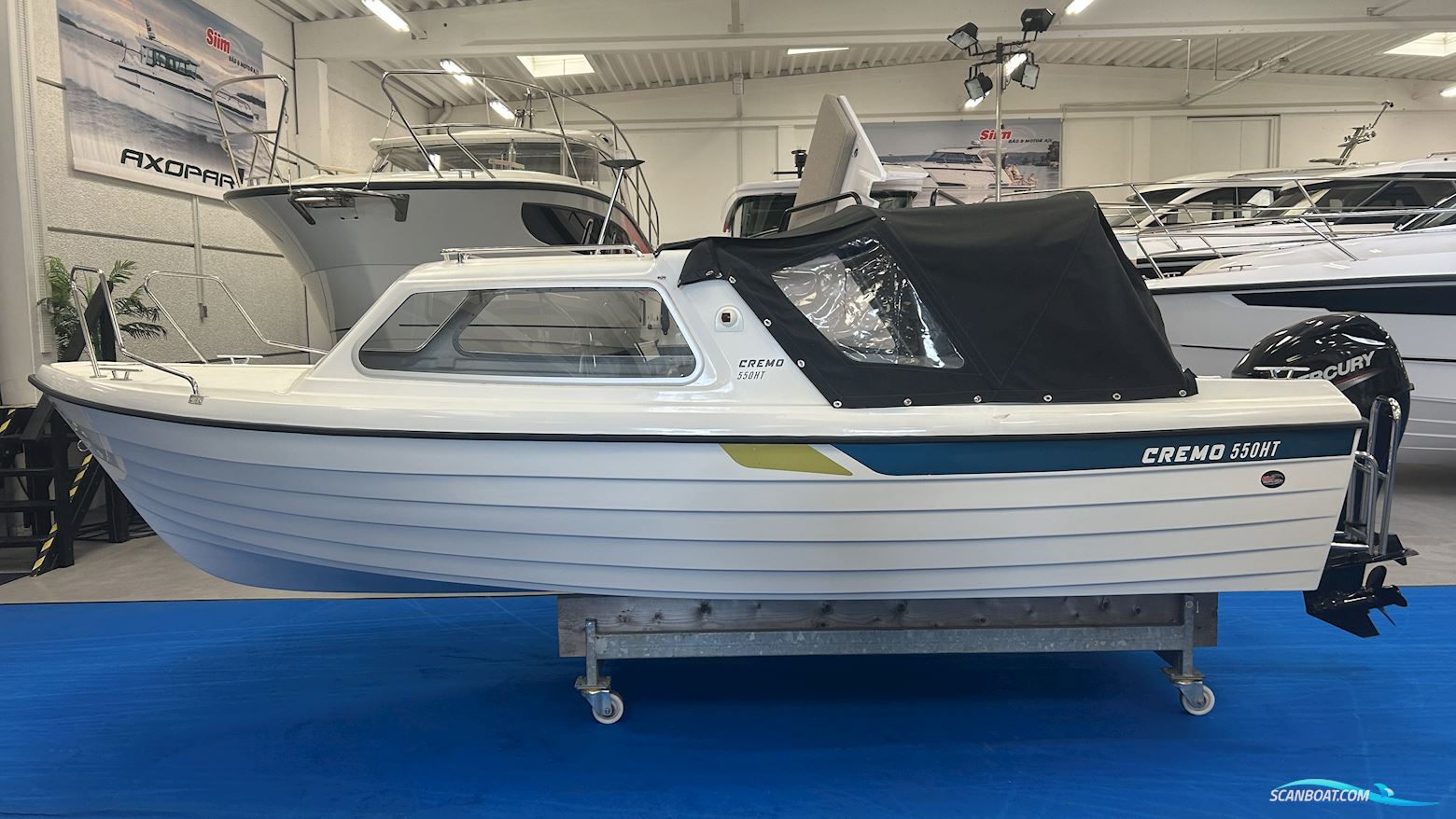 Cremo 550 HT Motorboten 2022, met Mercury 40 hk 4-Takt motor, Denemarken