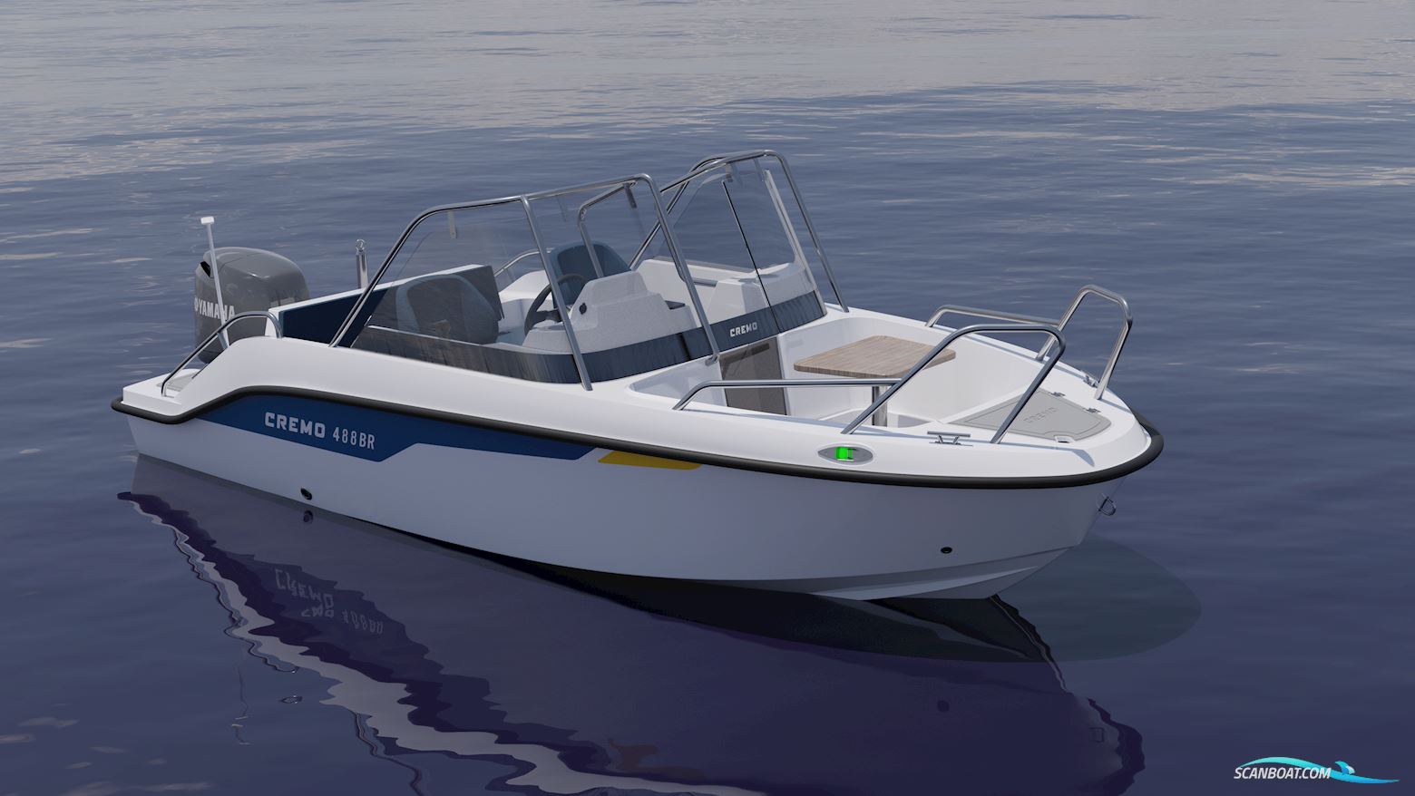 Cremo Cremo 488 BR Motorboten 2026, met Mercury 40 hk 4-Takt motor, Denemarken