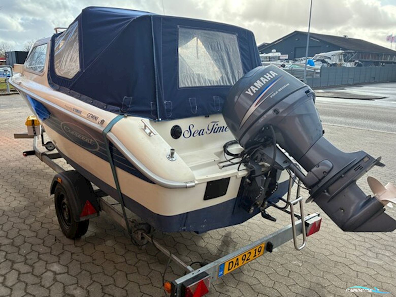 Crescent Gemini m/Yamaha F50 hk og Brenderup trailer