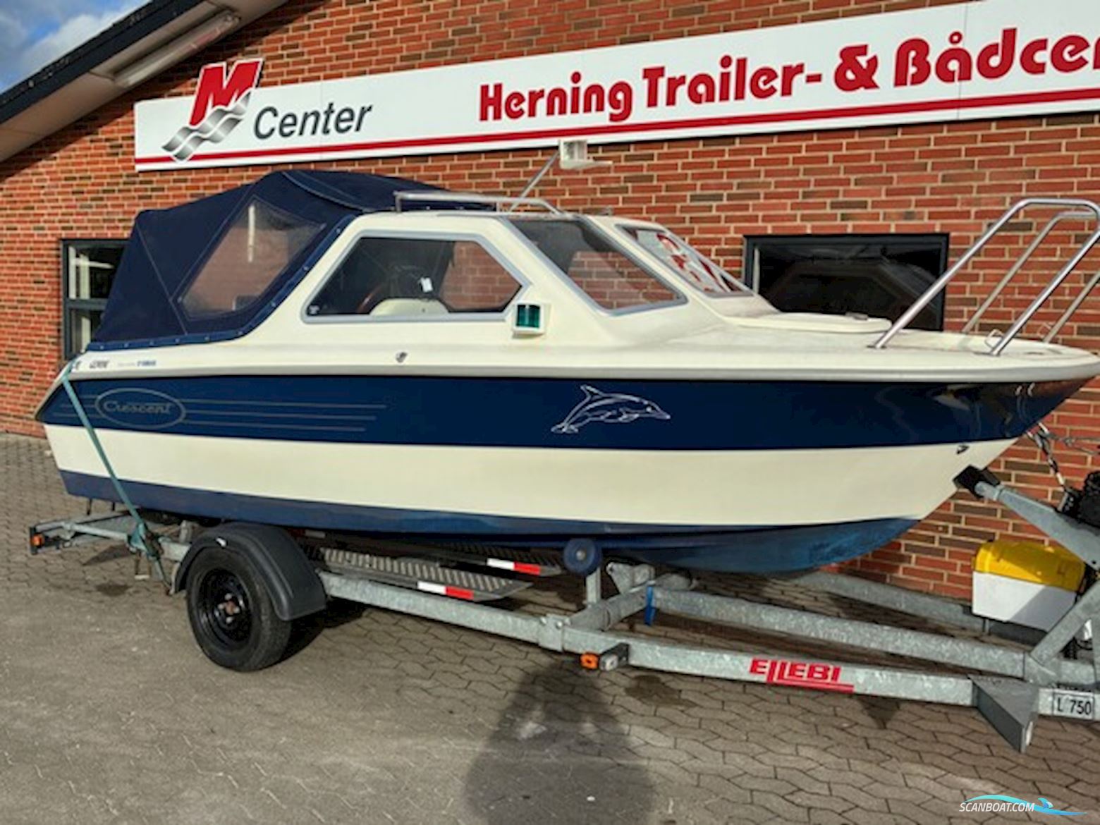 Crescent Gemini m/Yamaha F50 hk og Brenderup trailer