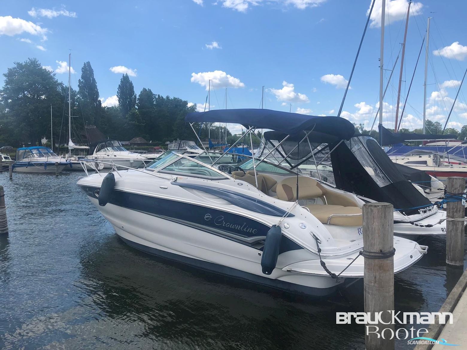Crownline boats 250 CR Motorboten 2007, met Mercruiser motor, Duitsland