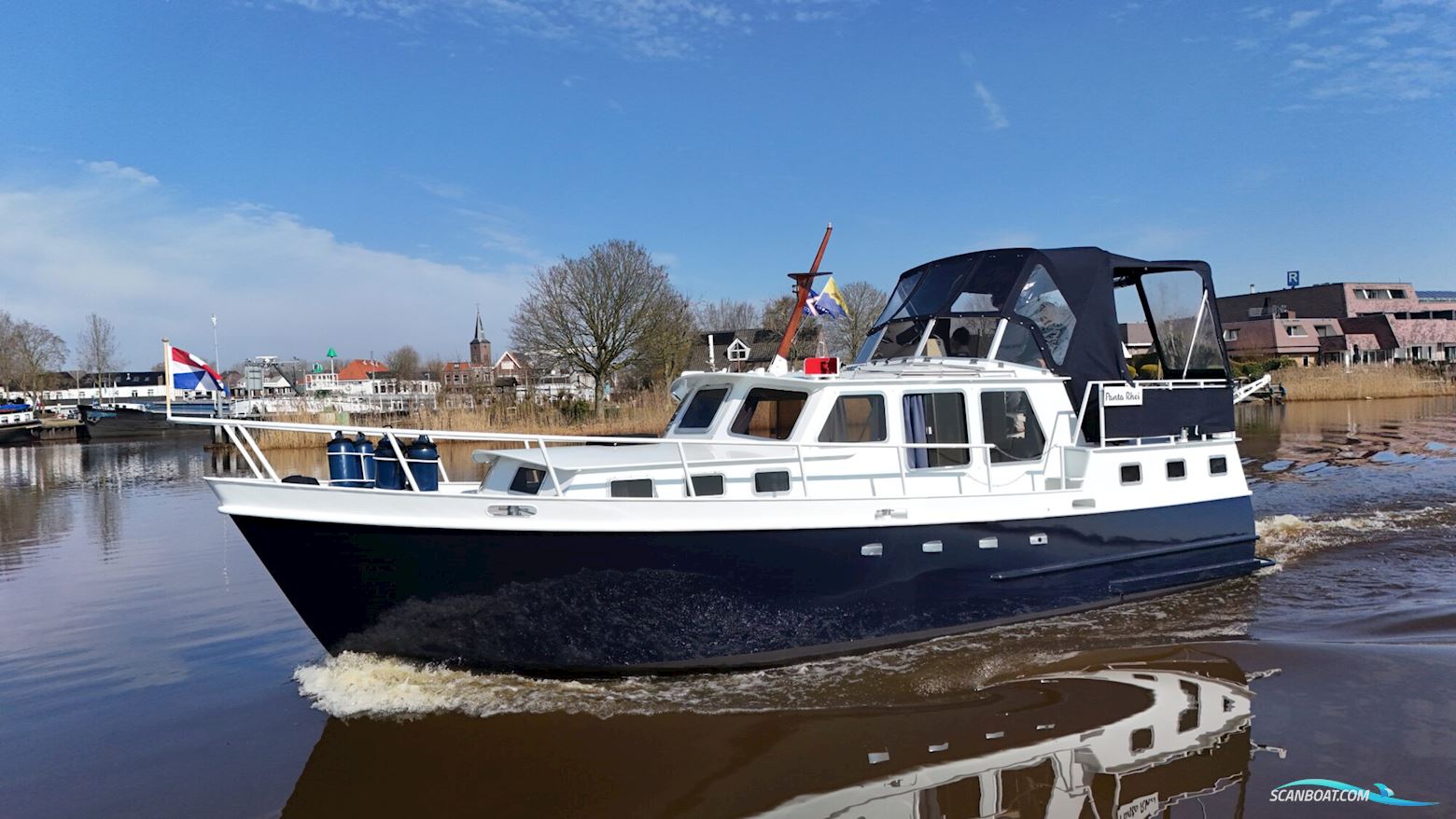 Curtevenne 10.50 AK Cabrio Motorboten 1980, met Volvo motor, The Netherlands
