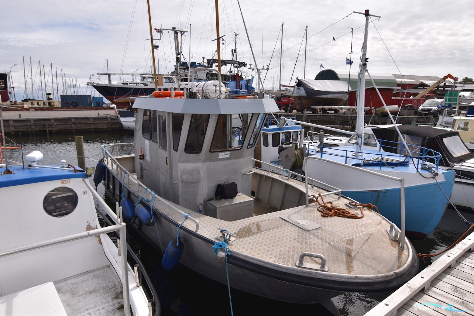 Danish Marine Design Alu Båd Motorboten 2000, met Volvo Penta motor, Denemarken