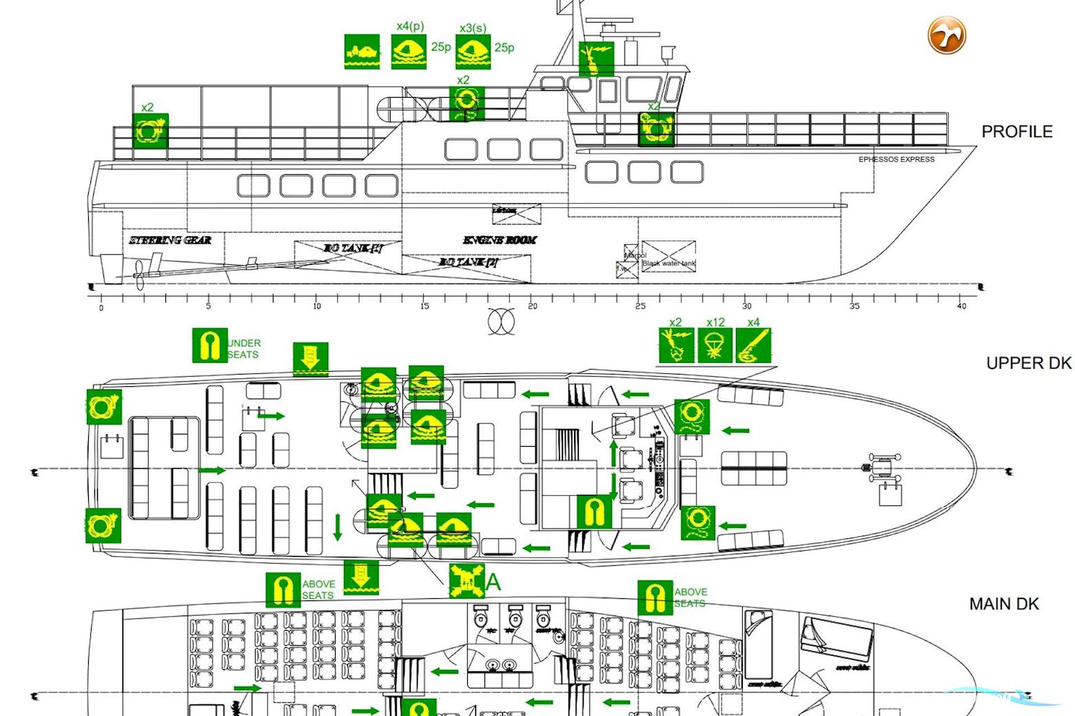 Day Passengers Ship Fjellstrand 26