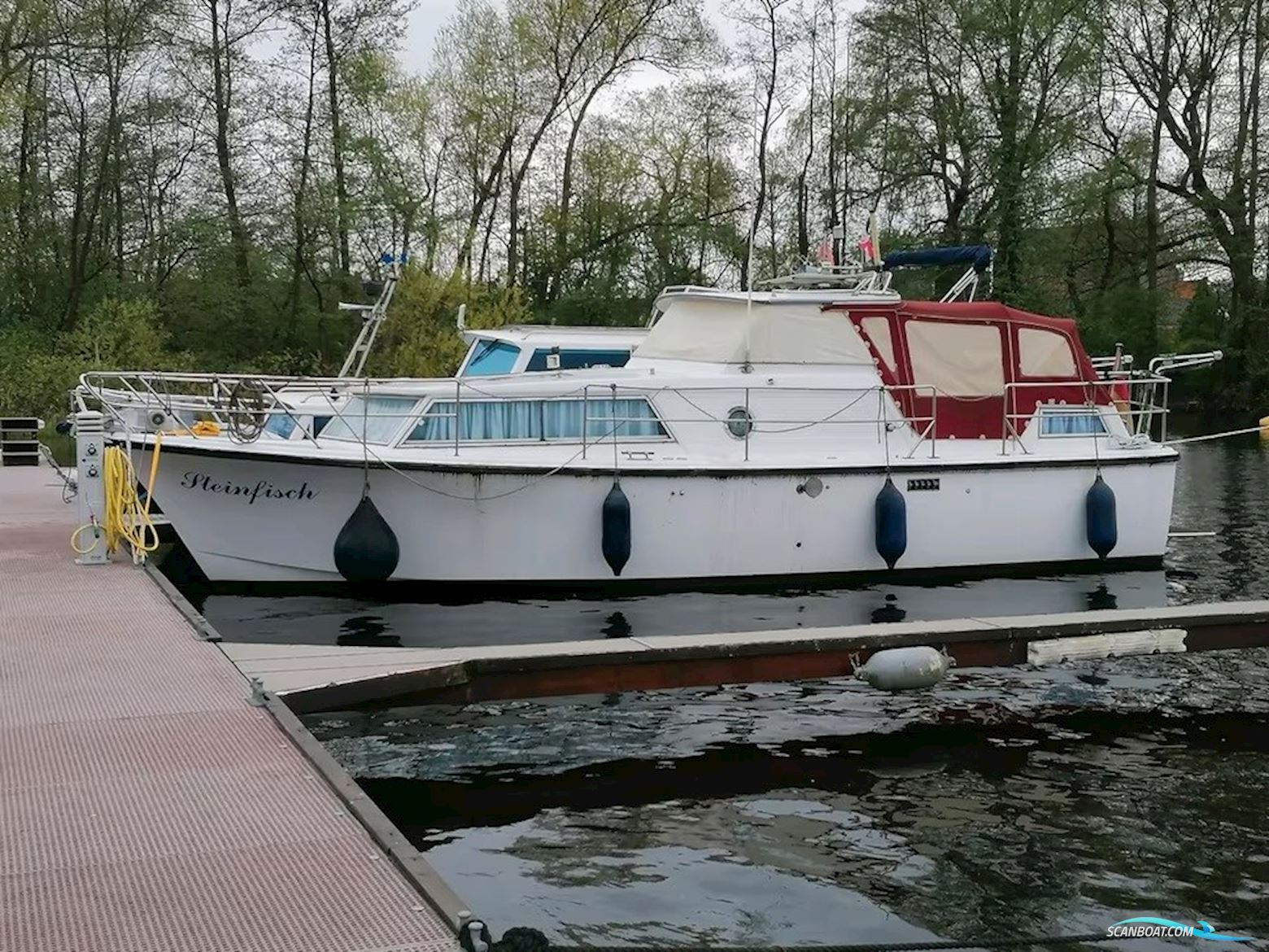 De Amer Amerglass 32 AK II Motorboten 1972, met Perkins-Sabre motor, Duitsland