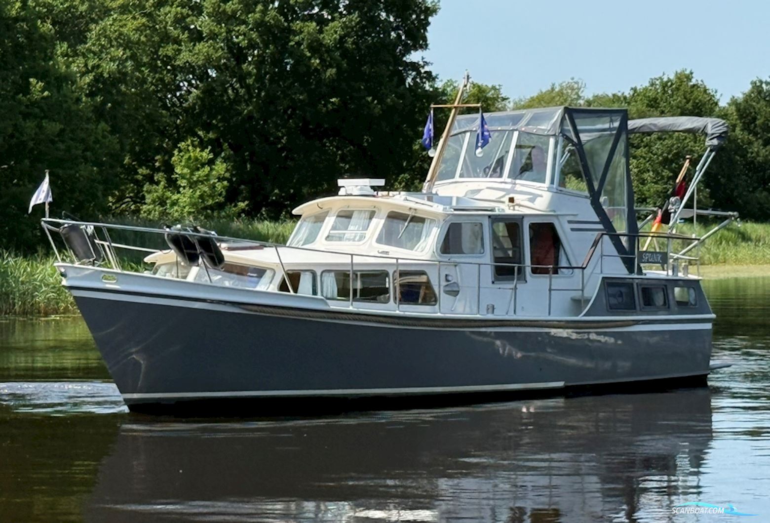De Boer Kruiser 1150 Motorboten 1988, met Mitsubishi motor, The Netherlands