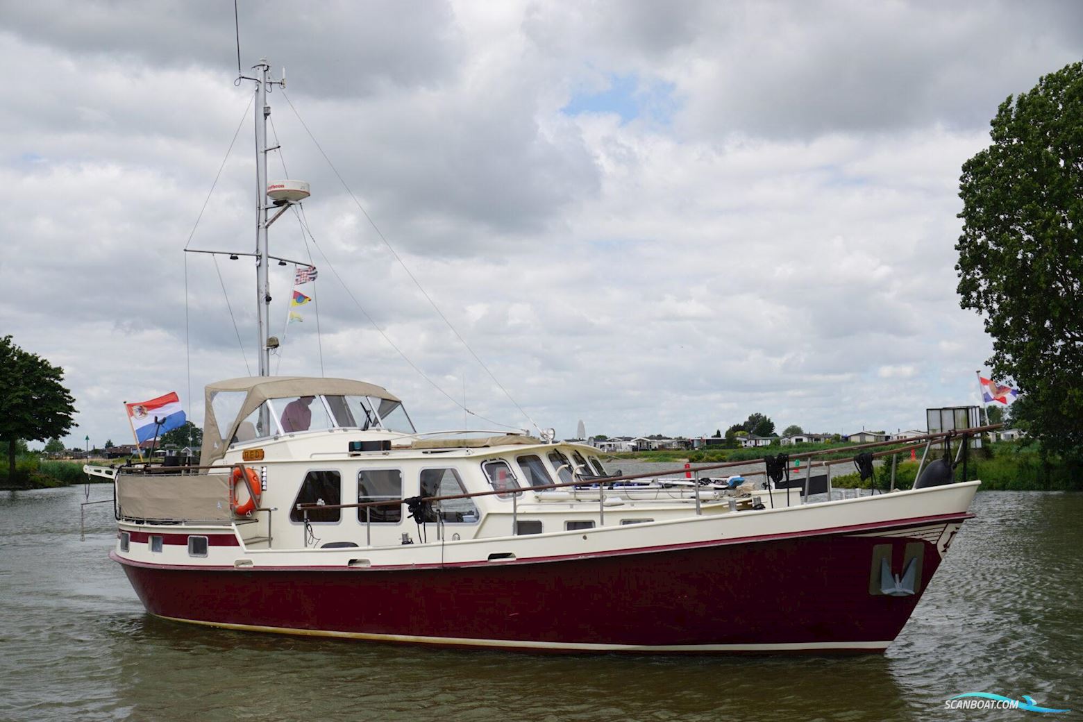 De Ruiter Kotter 13.50 AK Motorboten 1978, met Daf motor, The Netherlands