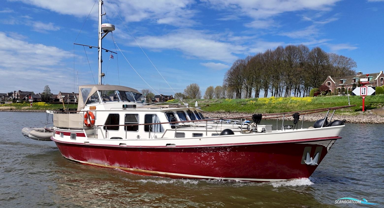 De Ruiter Kotter 13.50 AK Motorboten 1978, met DAF motor, The Netherlands