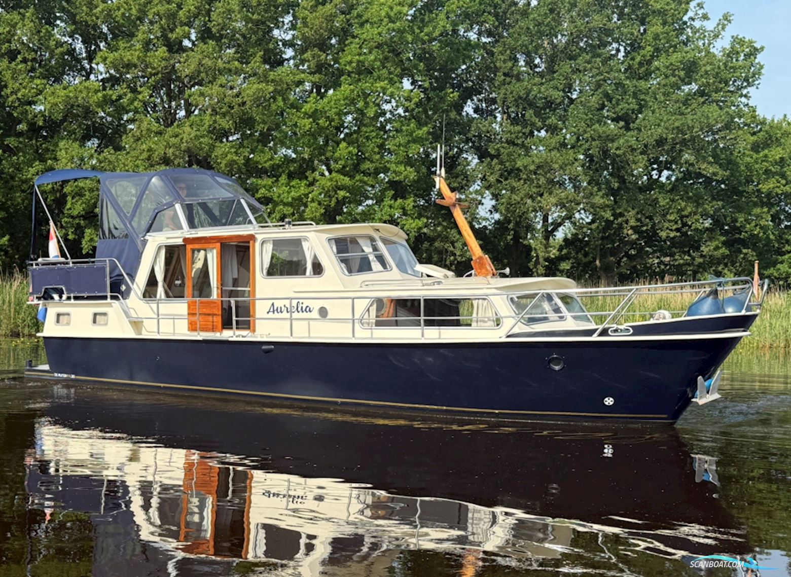 De Ruiterkruiser 1120 Motorboten 1980, met Daf motor, The Netherlands
