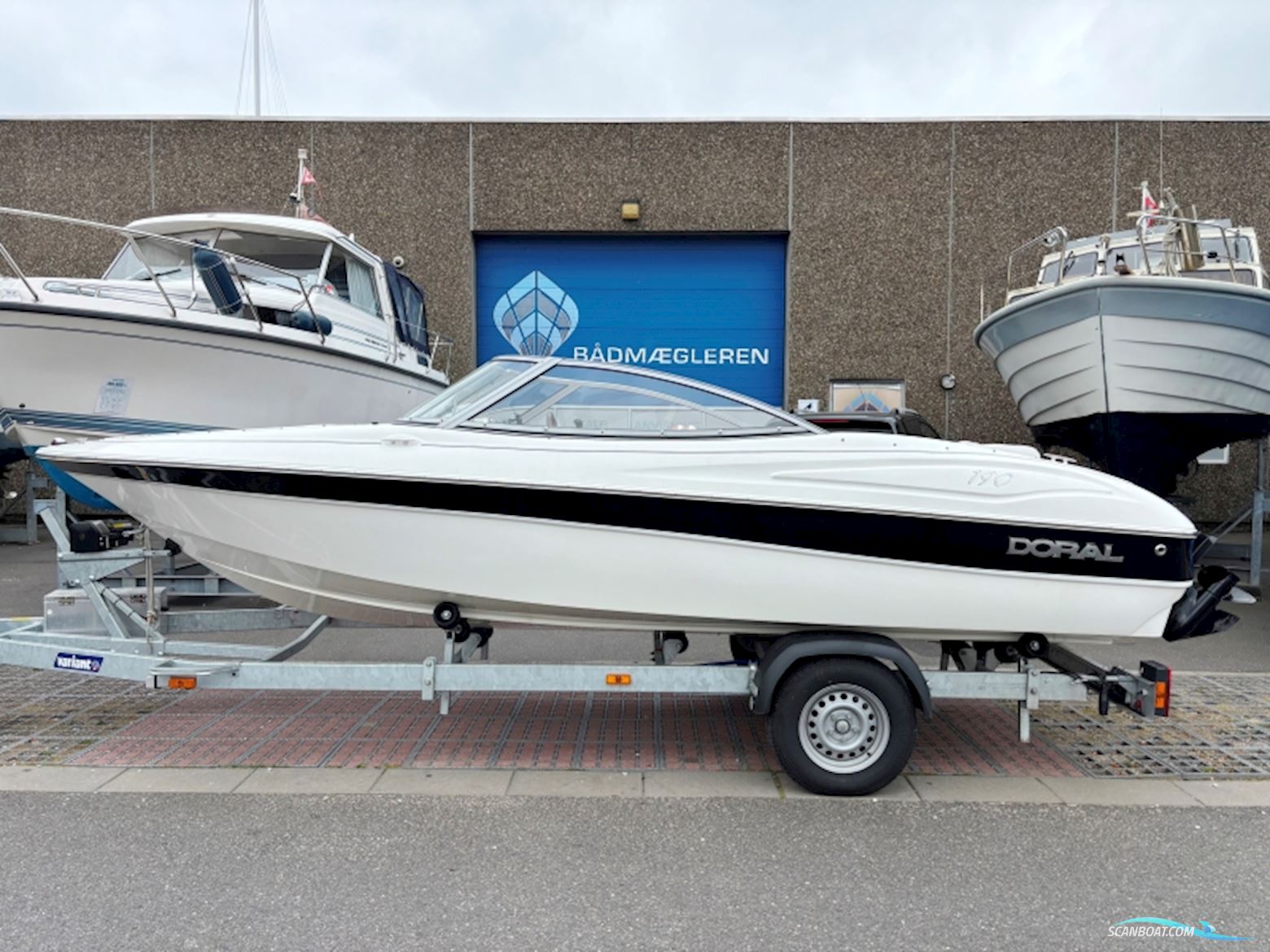 Doral 190 Sunquest Bowrider Motorboten 2007, met Mercruiser motor, Denemarken