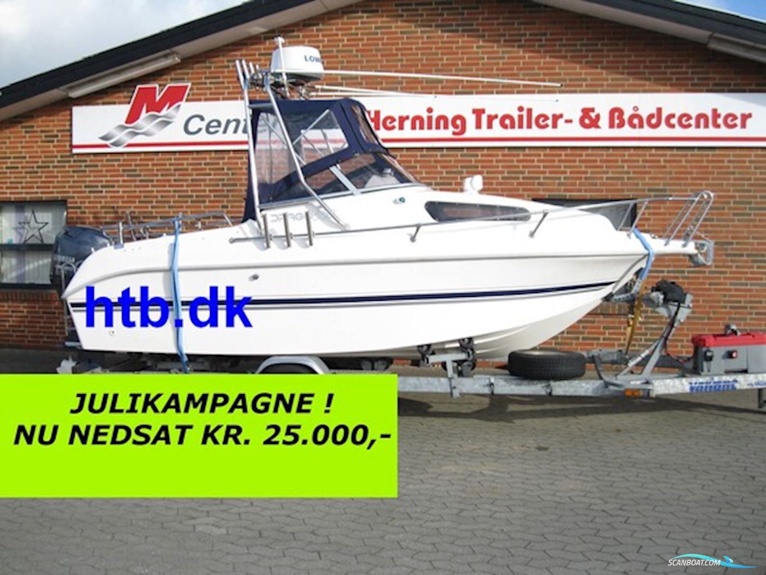 Drago 550 Fiesta m/Yamaha F100 hk 4-takt - NU NEDSAT KR. 25.000,- ! Motorboten 2008, met Yamaha motor, Denemarken