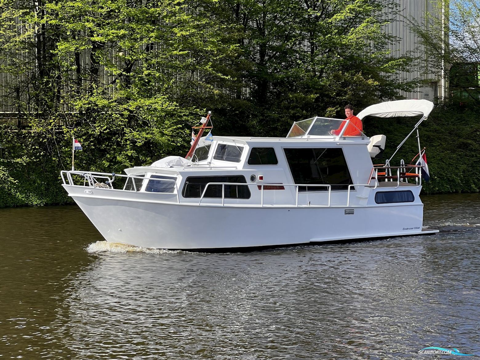 Elna Kruiser 9.30 AK Motorboten 1978, met Bmc Marine motor, The Netherlands