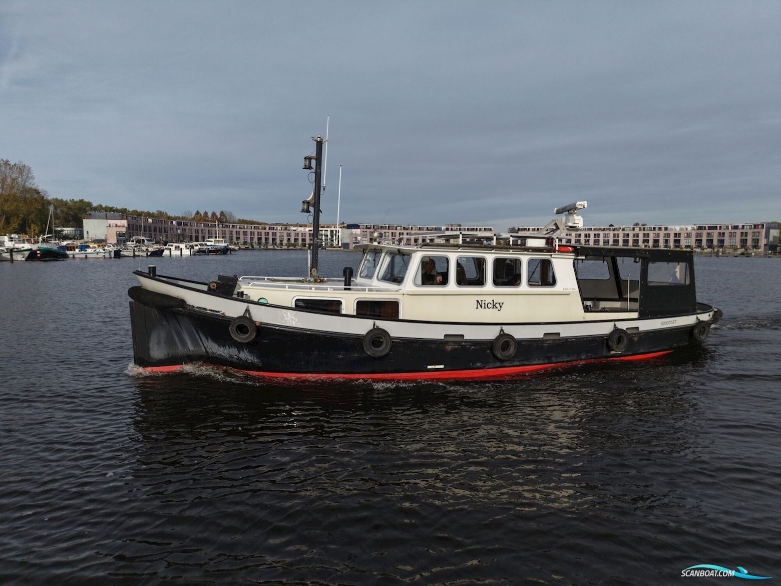 Eltinkvlet 12.85 Duw-Sleepboot met SI Motorboten 1969, met Gardner motor, The Netherlands