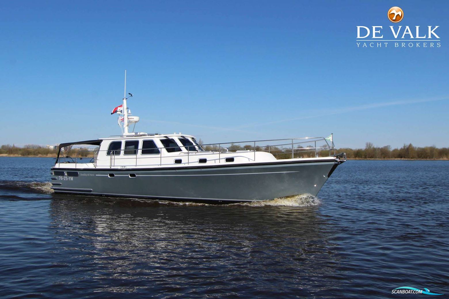 Evership 45 Patrol Motorboten 2006, met Volvo motor, The Netherlands