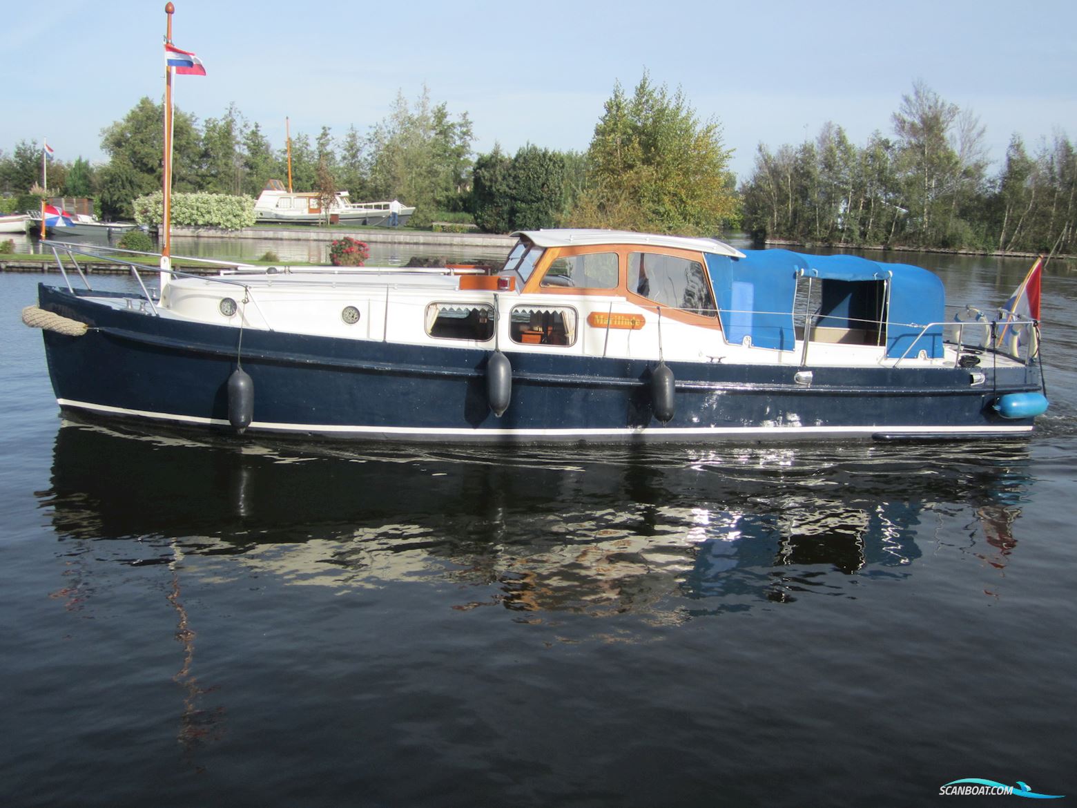 Ex-Politieboot 10.50 Motorboten 1942, met Perkins motor, The Netherlands