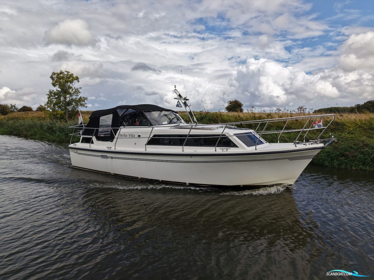 Excellent 9.60 OK AK Motorboten 2000, met Yanmar motor, The Netherlands