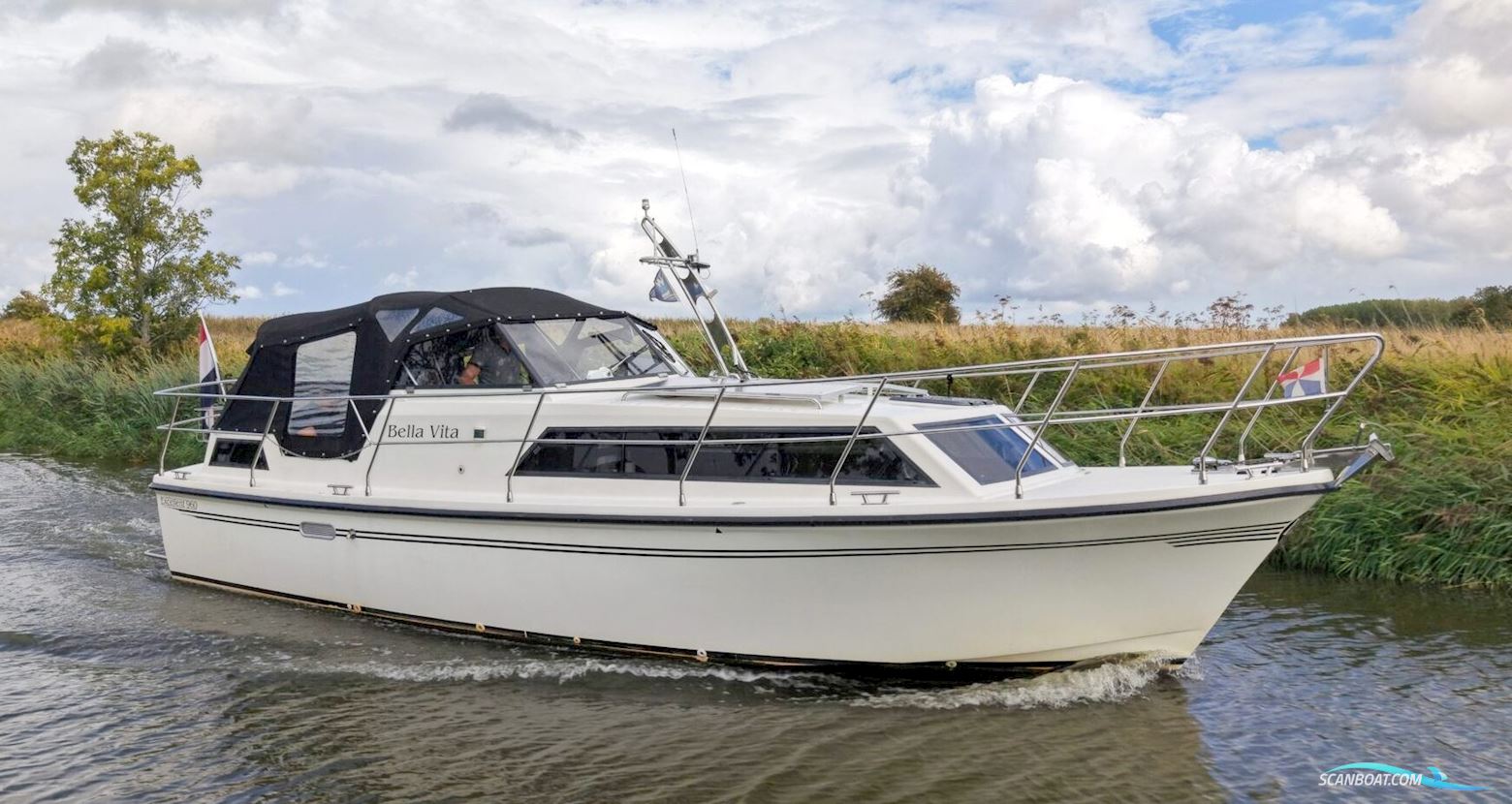 Excellent 9.60 OK AK Motorboten 2000, met Yanmar motor, The Netherlands