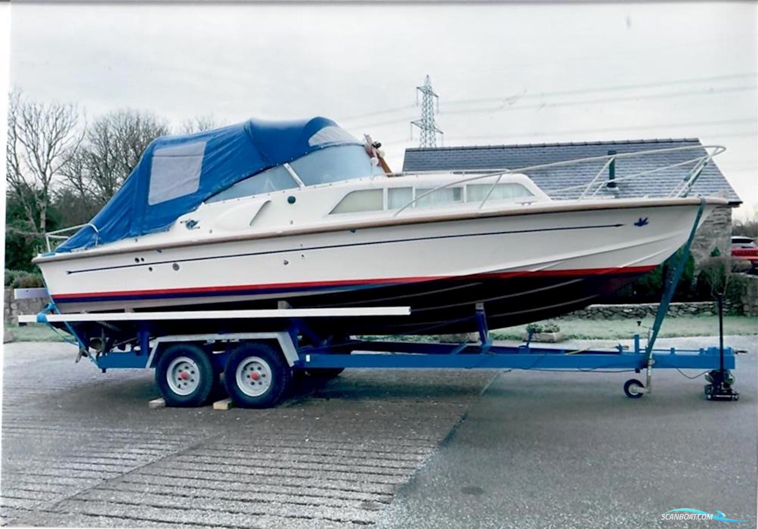 Fairey Spearfish MKIII Motorboten 1989, met 2 x SABRE 225Hp Diesel motor, United Kingdom