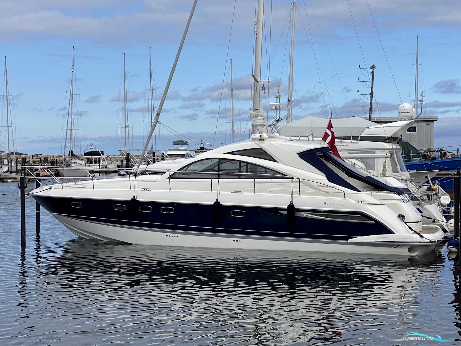 Fairline 47 Targa Motorboten 2007, met Volvo Penta motor, Denemarken