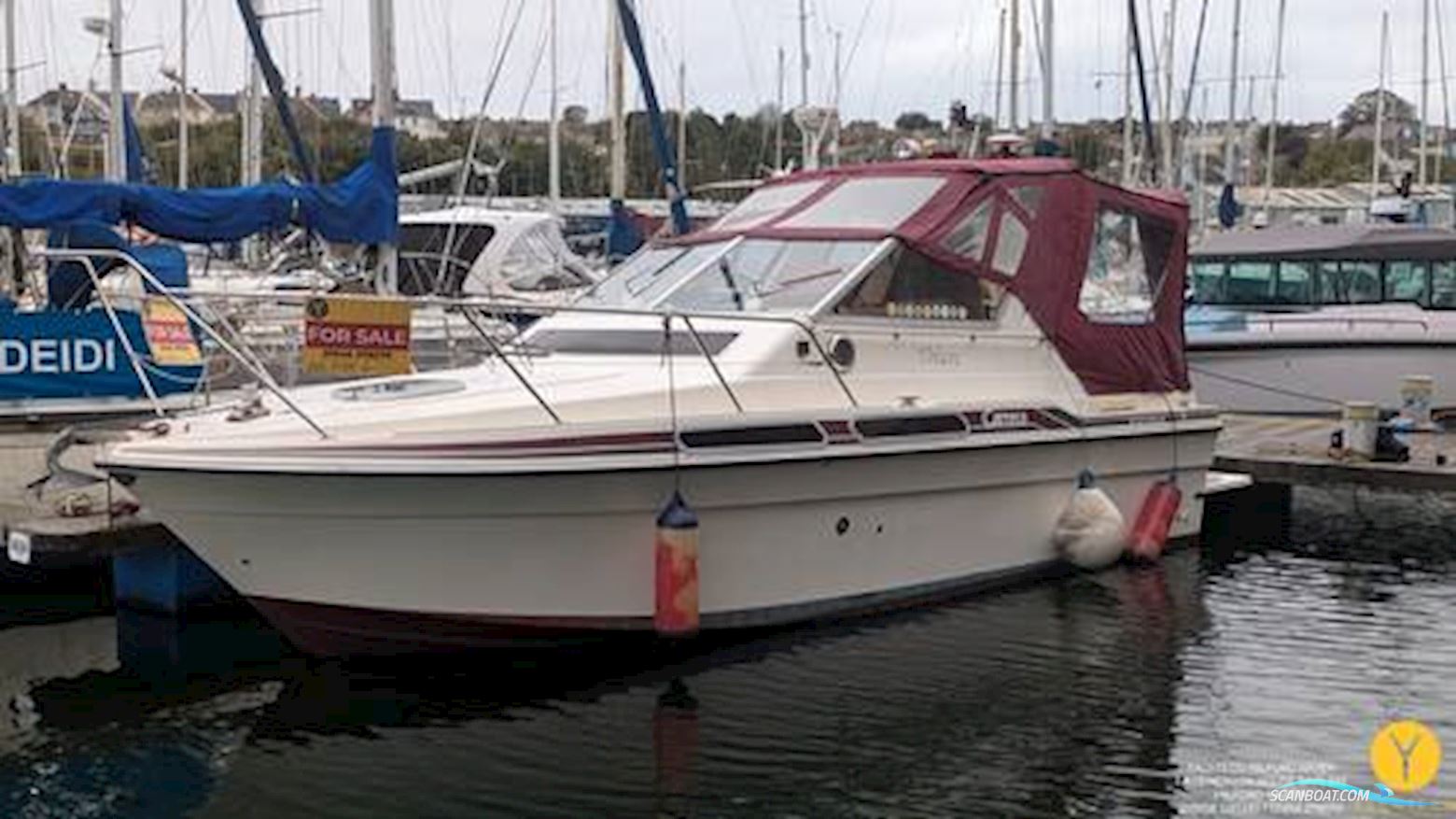 Fairline Carrera 24 Sports Cruiser Motorboten 1990, met Volvo Penta AQ151C motor, United Kingdom