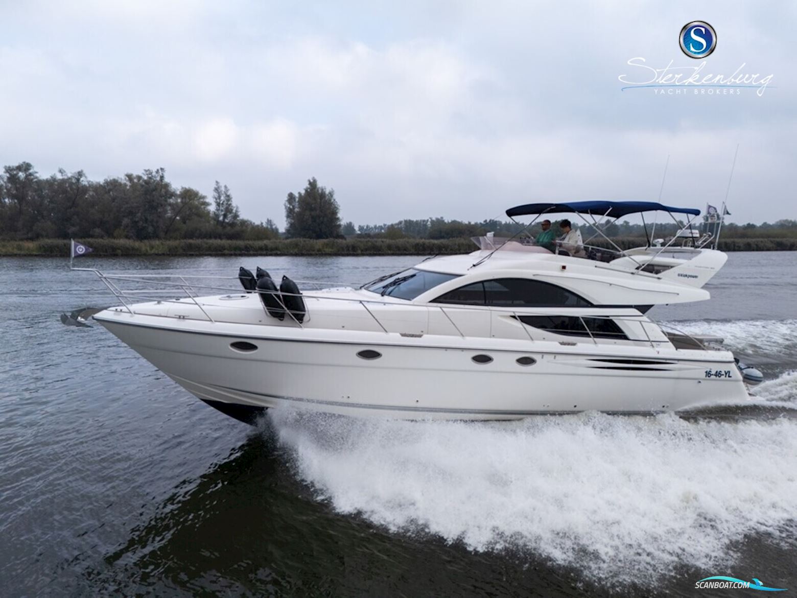 Fairline Phantom 50 Motorboten 2005, met 2 motor, The Netherlands