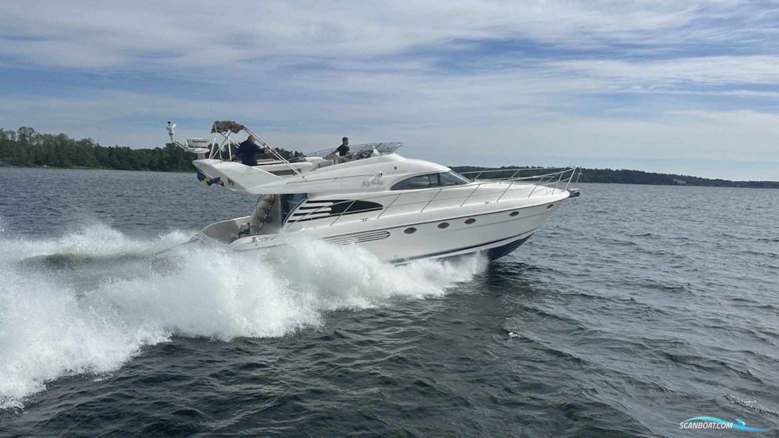Fairline Squadron 55 Motorboten 2004, met  2x Volvo Penta D12-675 motor, Sweden
