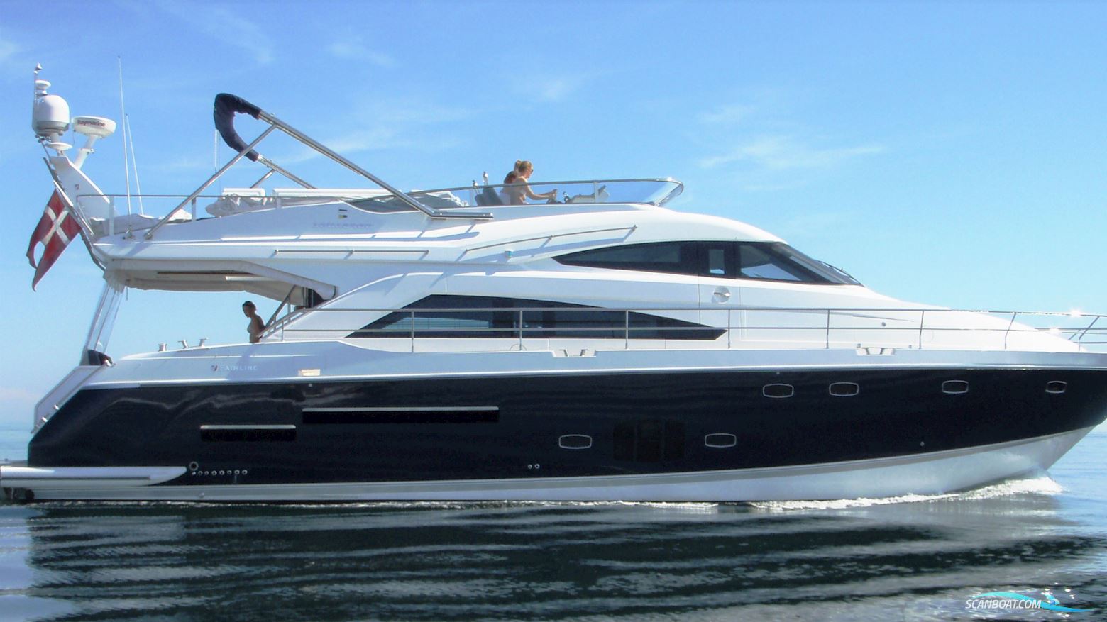 Fairline Squadron 65 Motorboten 2009, met MAN motor, Denemarken