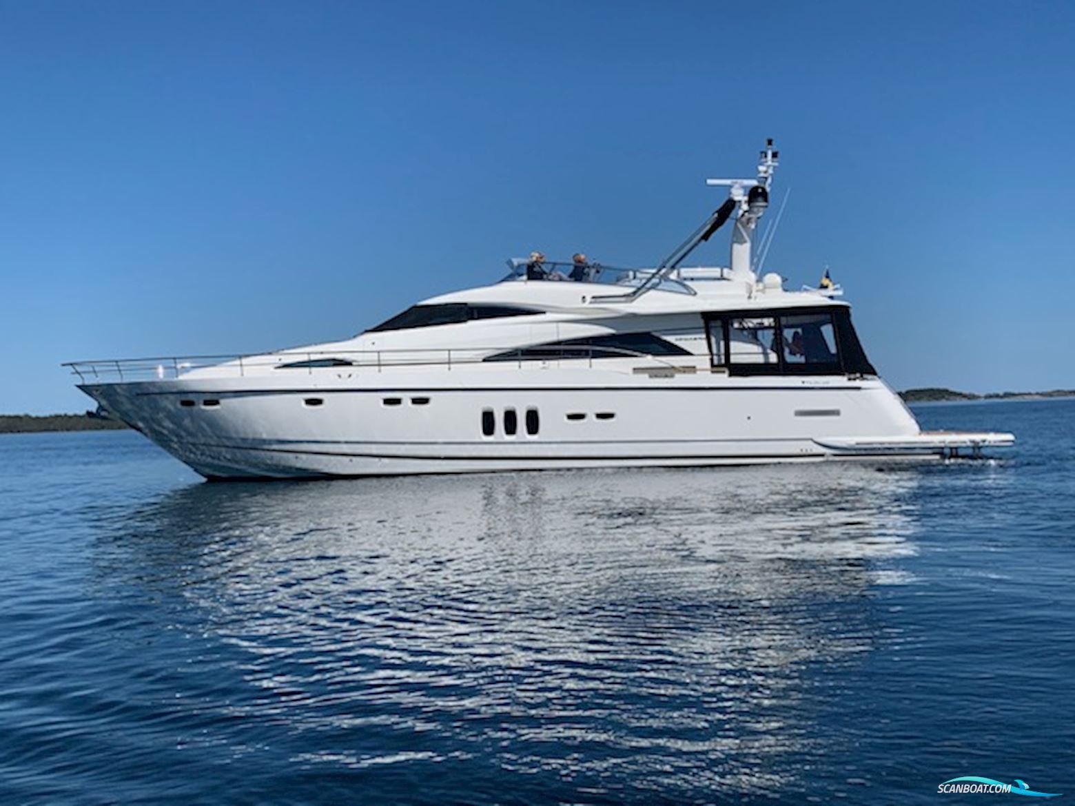 Fairline Squadron 68 Motorboten 2008, met Man motor, Sweden