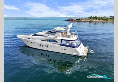 Fairline Squadron 74 Motorboten 2003, met Mtu motor, Sweden