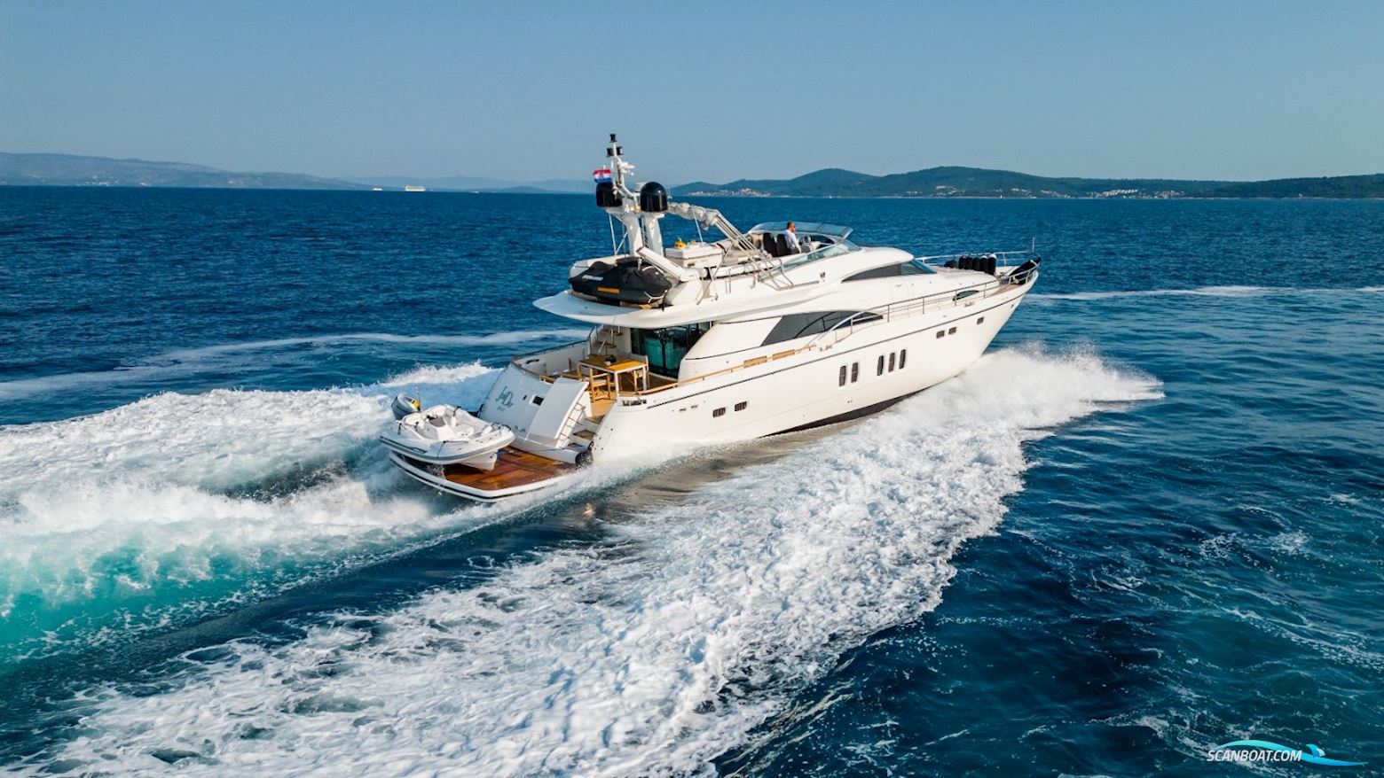 Fairline Squadron 78 Motorboten 2008, met Caterpillar motor, Kroatië