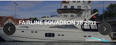 Fairline Squadron 78 Motorboten 2011, met Caterpillar motor, Sweden